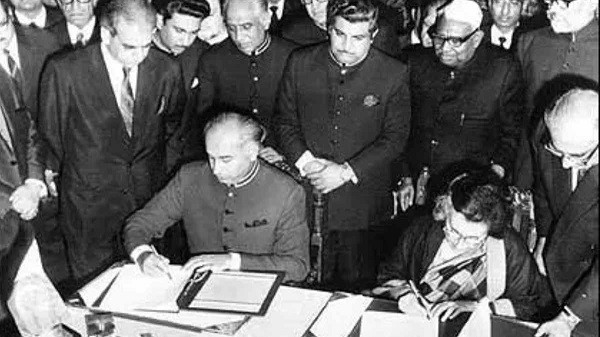 Simla agreement (symbolic picture)