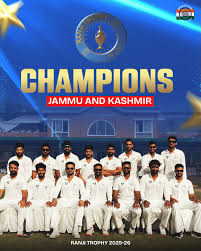Jammu Kashmir Ranji Trophy win