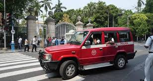 Kolkata Police vehicle battery theft