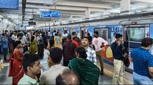 Kolkata Metro Blue Line disruption