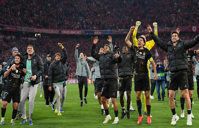 PSG in the Champions League final for the second time in a row