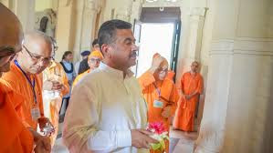 Subhendu Adhikari, Belur Math visit,