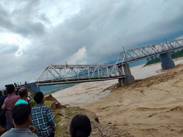 Floods in Assam; over 22,000 people affected across six districts.