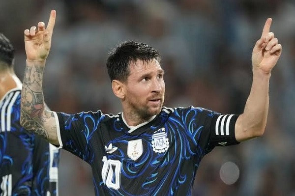 Argentina national football team captain Lionel Messipost
