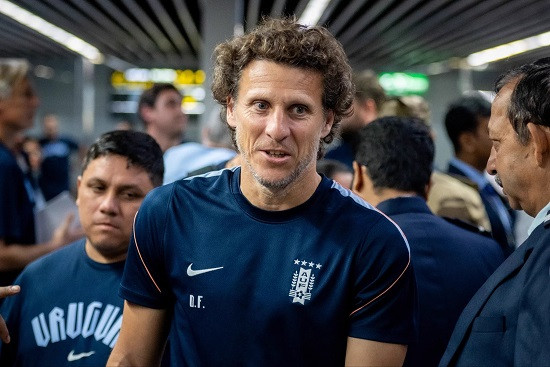 Uruguay coach Diego Forlán.post