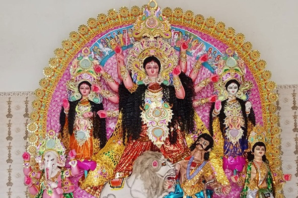 The Durga Puja at the Ghoshal Bari in Jamalpur